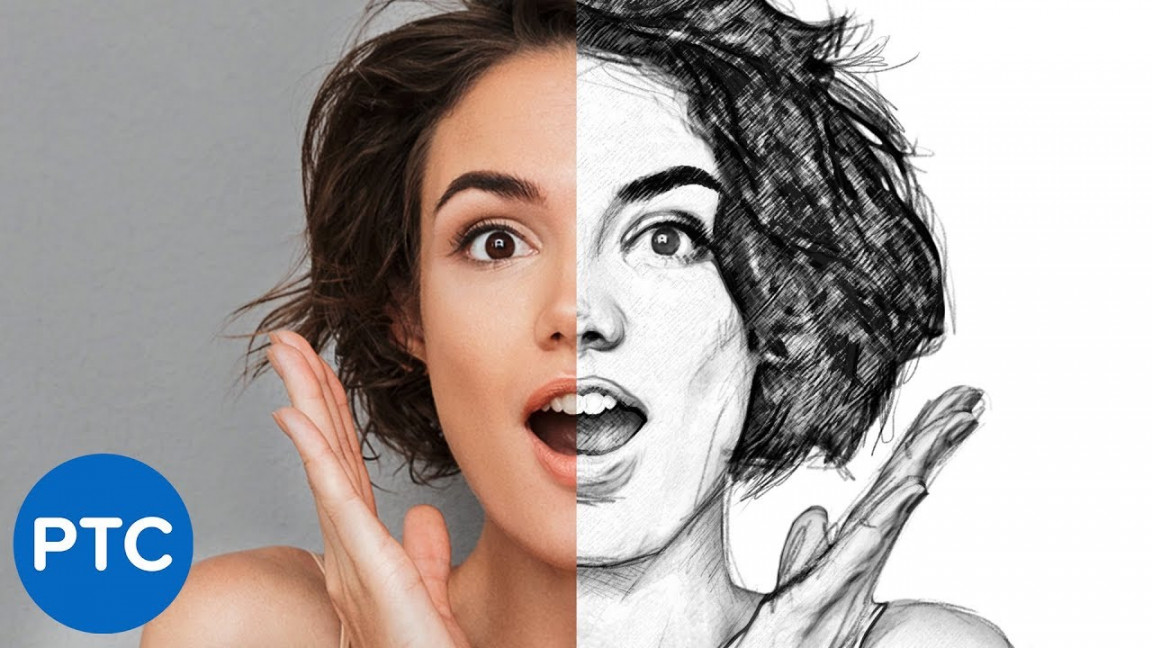 EASY Steps to Create a REALISTIC Line Drawing From a Photo In Photoshop