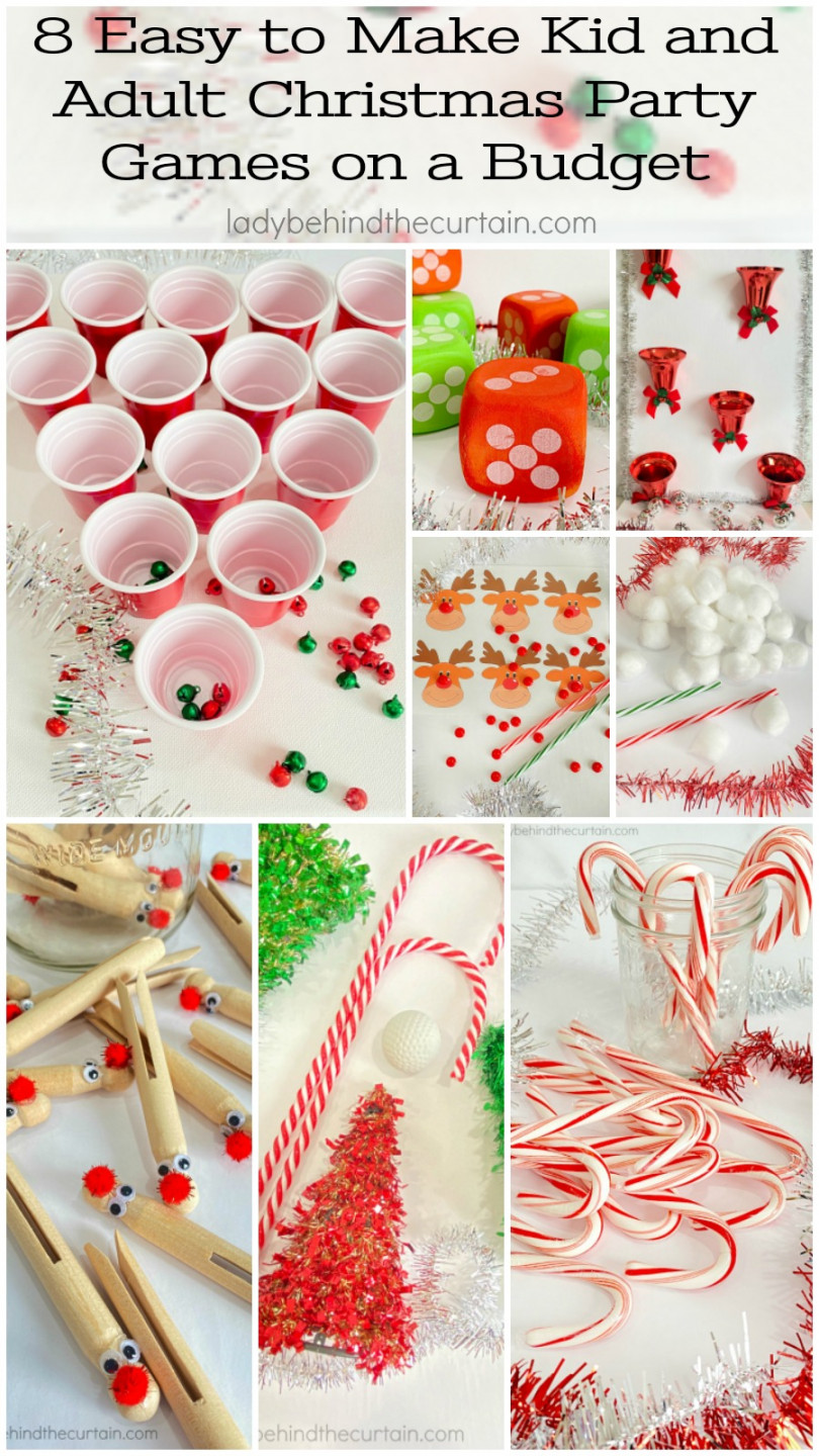 Easy to Make Kid and Adult Christmas Party Games on a Budget