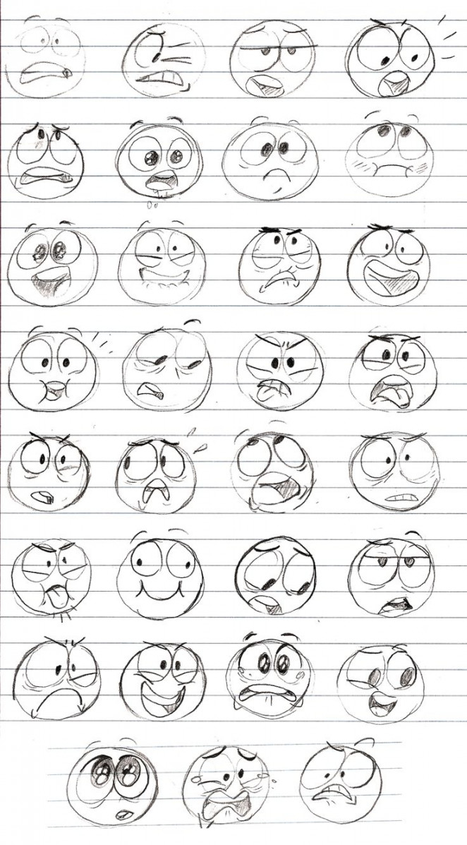 Expressions: Rachel Ellen Sharp  Drawing expressions, Cartoon