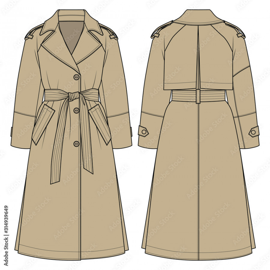 Female trench coat