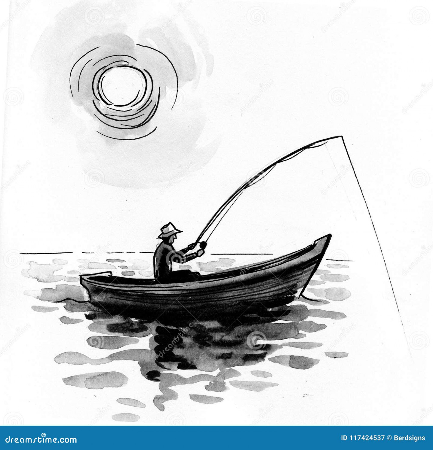 Fishing Boat Sketch Stock Illustrations – ,78 Fishing Boat