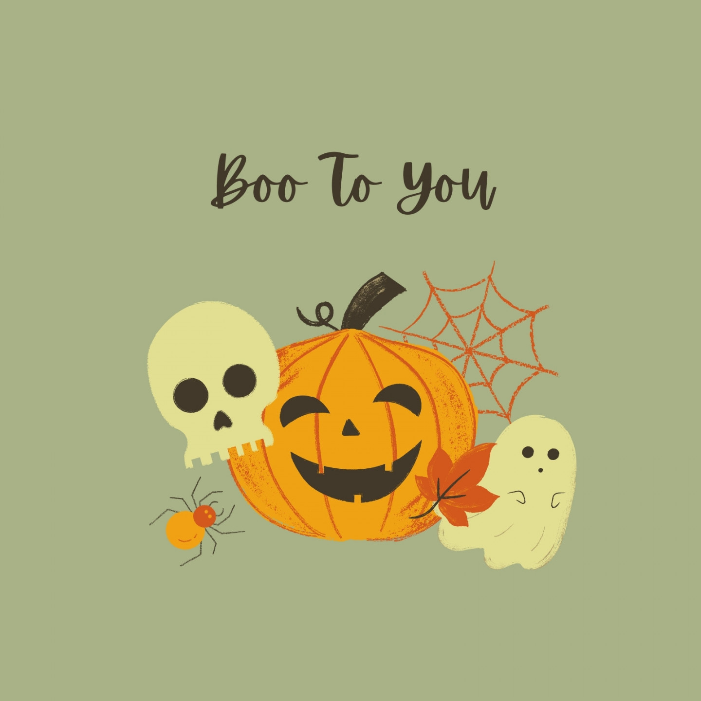 Free printable editable Halloween card templates  Canva