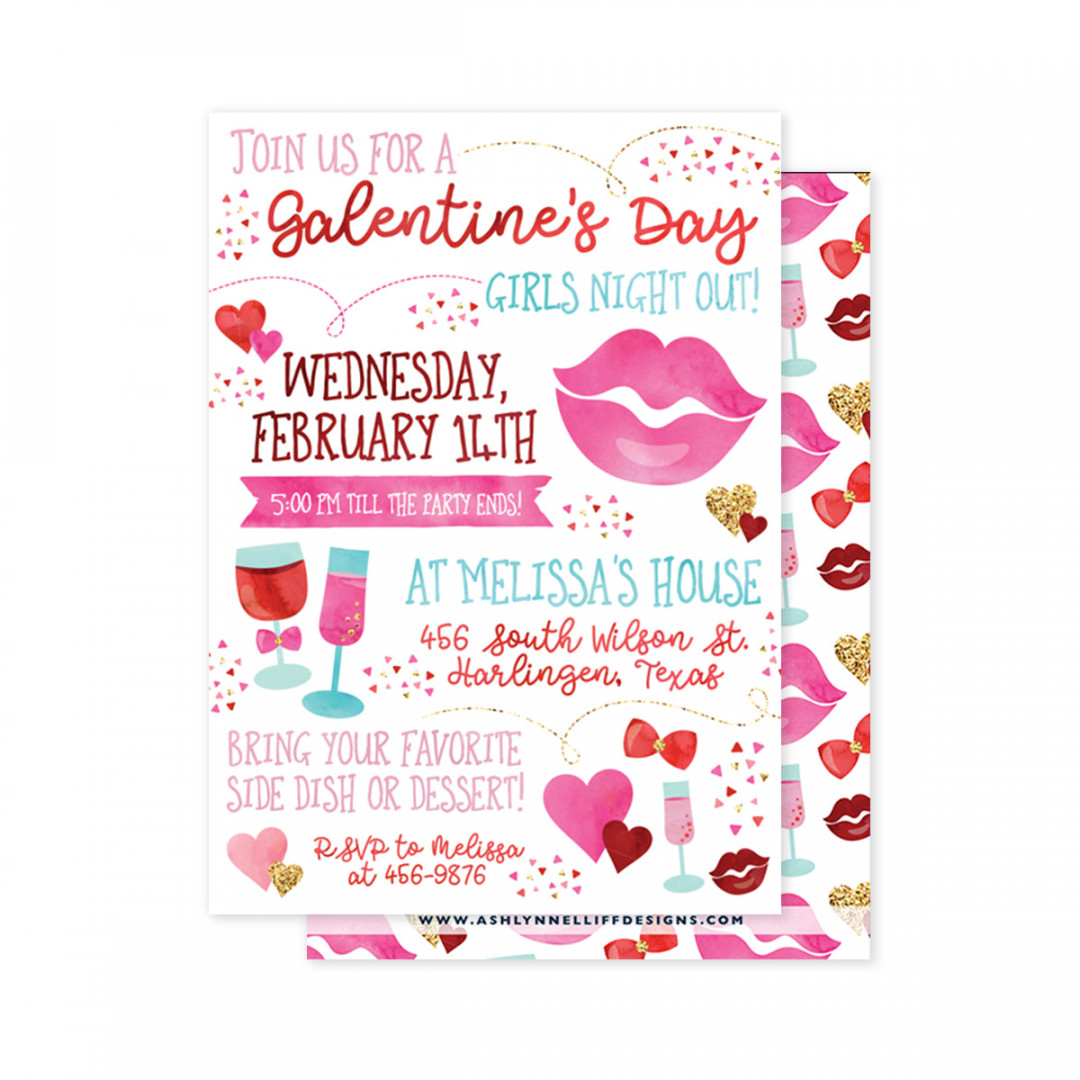 Galentines Day Party Invitation