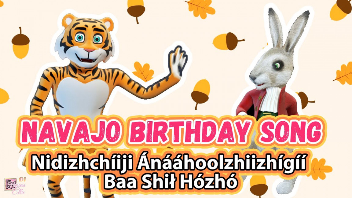 Happy Birthday (Navajo Version) 🐯🐒🐶🐟🐷 Navajo D Kids Animal Birthday  Party 🔥