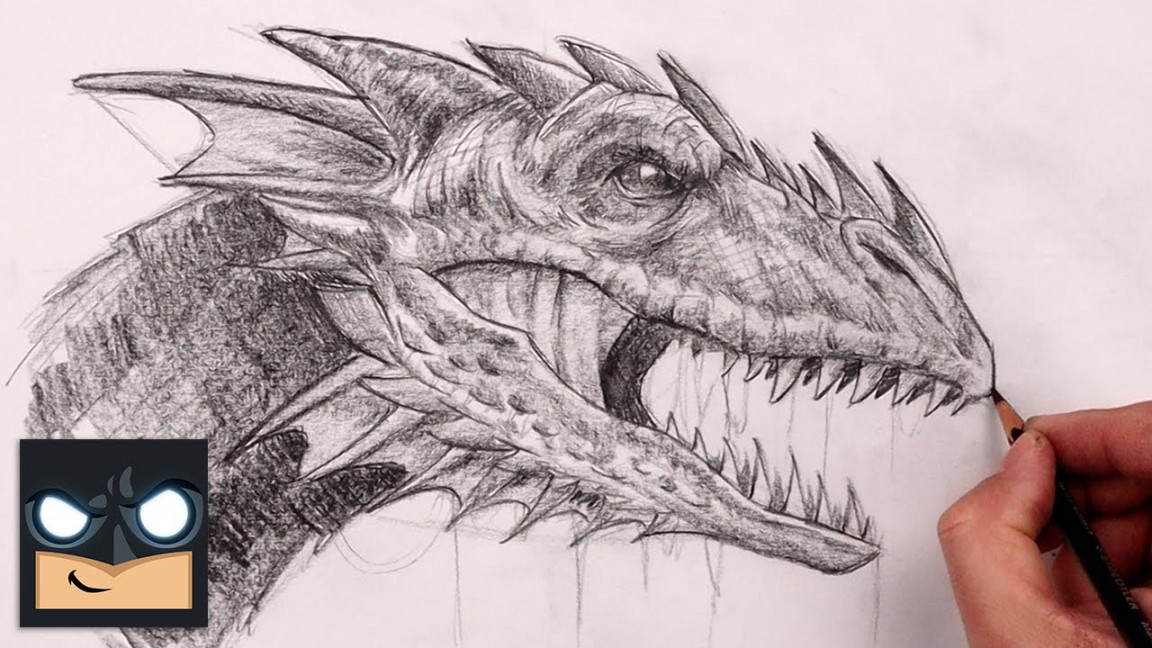 How To Draw a Dragon  Sketch Tutorial