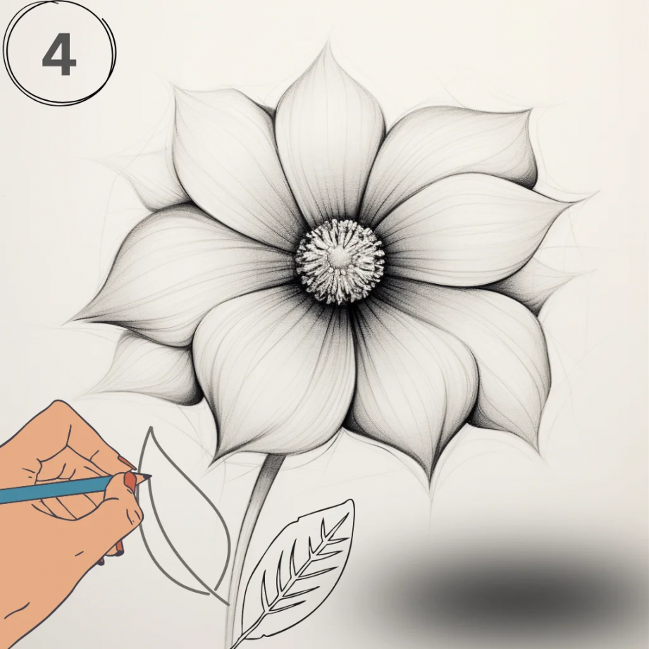 How to Draw a Flower: A Beginner