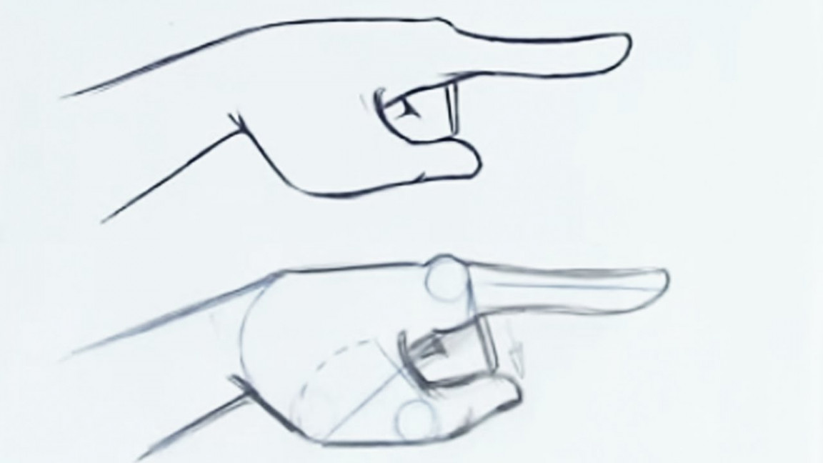 How to Draw a Hand Expression - Easy