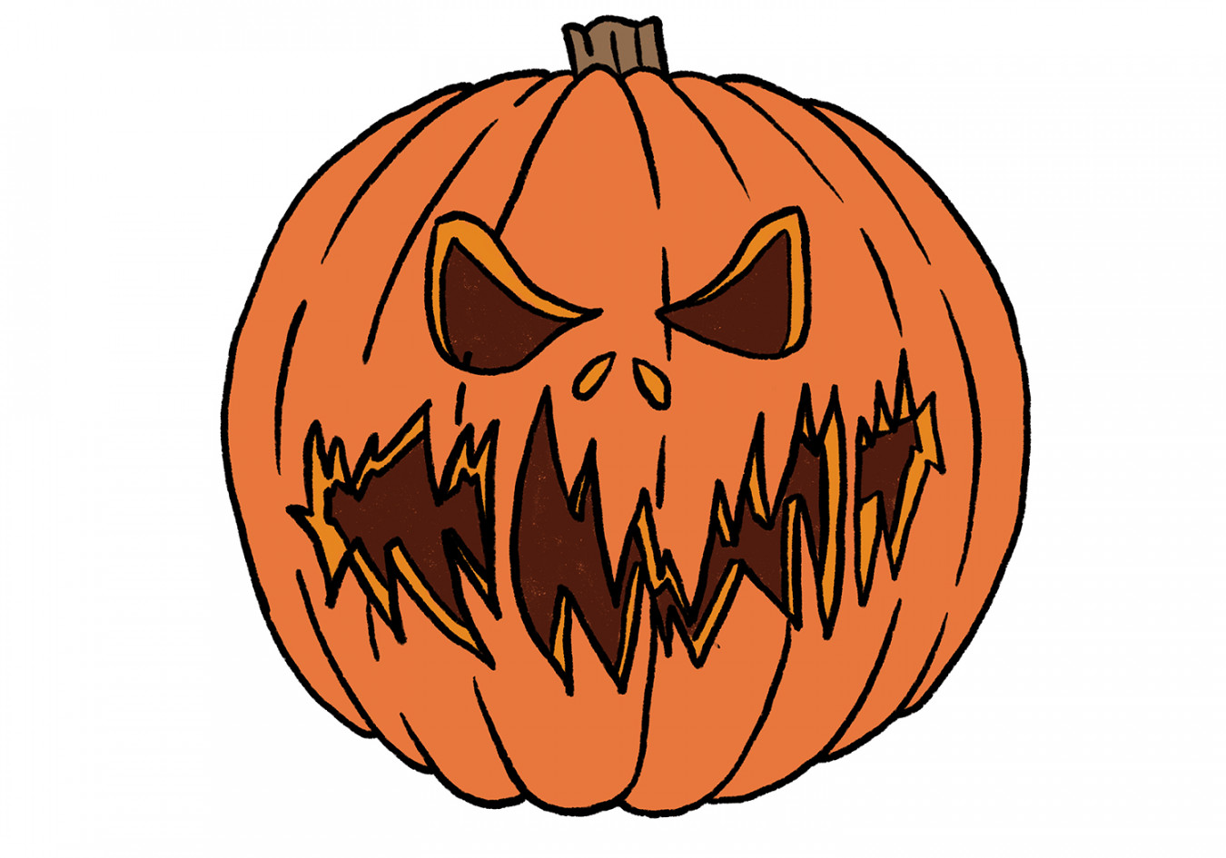 How to Draw a Jack O Lantern  Design School