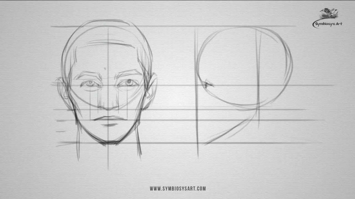 How to draw a male face - front and side view  Drawings, Youtube drawing,  Male face