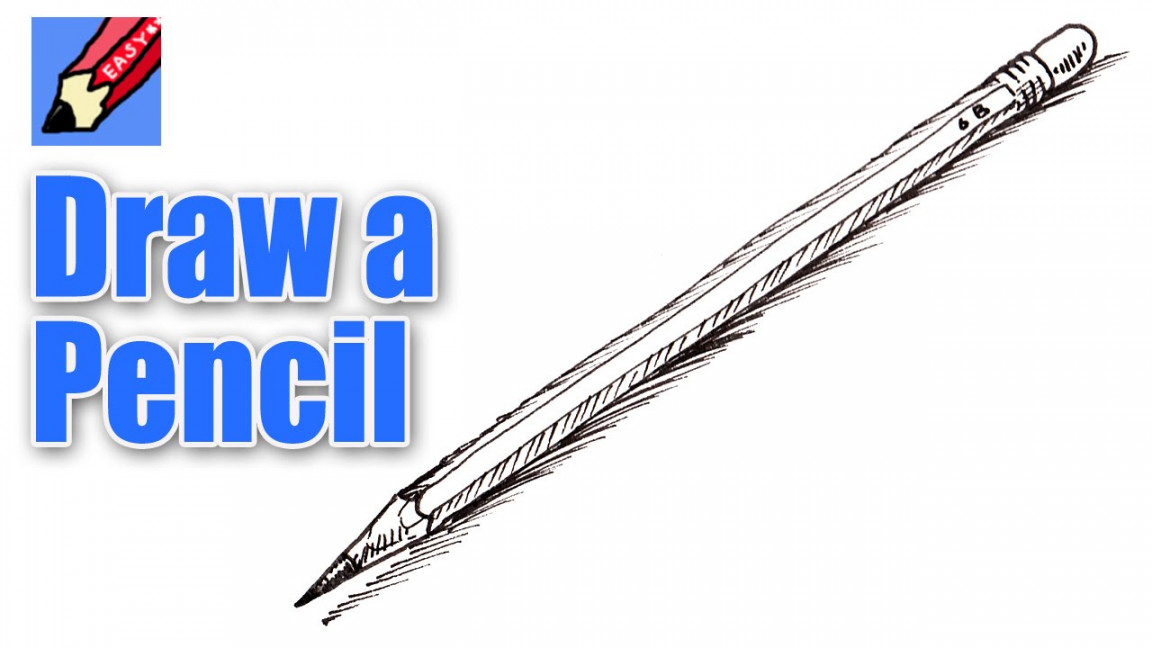 How to draw a Pencil Real Easy