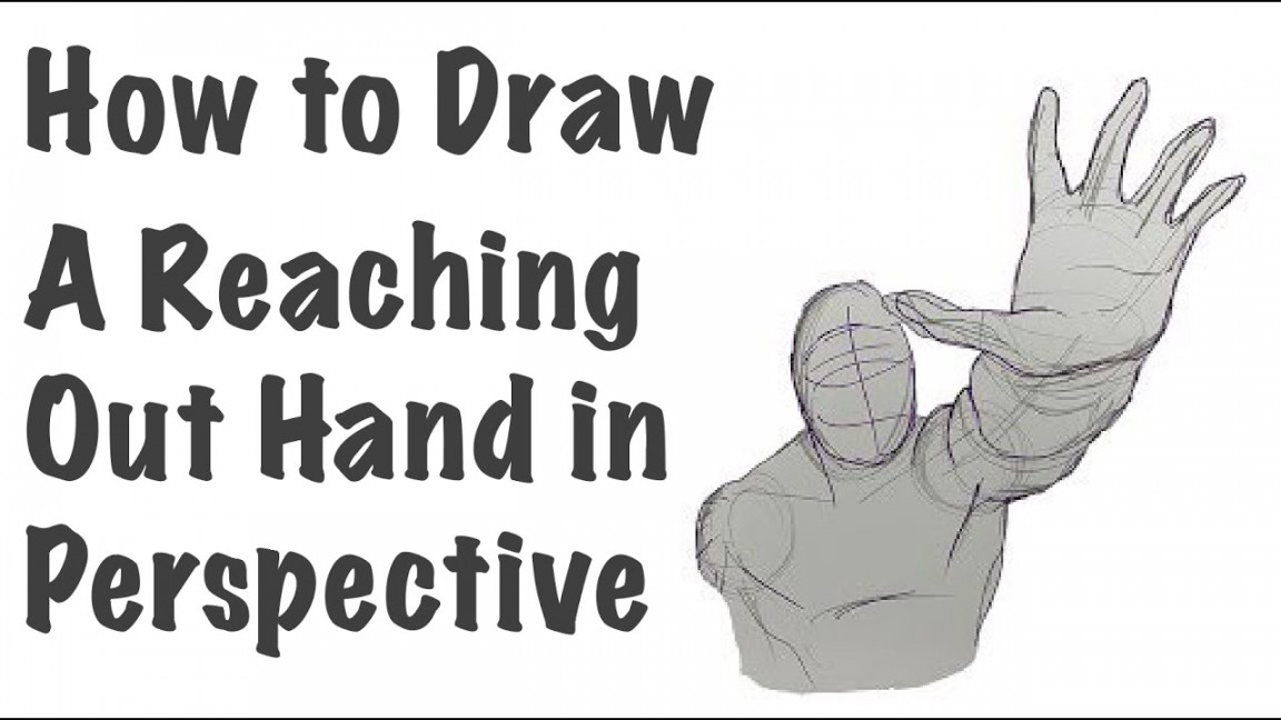 How to Draw a Reaching Out Hand in Perspective