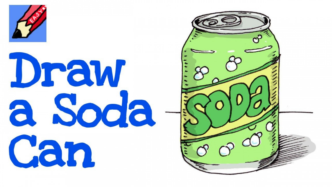 How to Draw a Soda Can