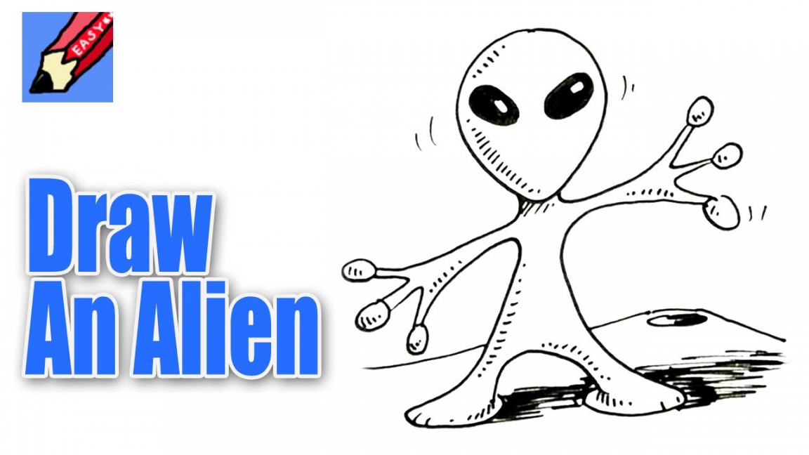 How to Draw an Alien Real Easy