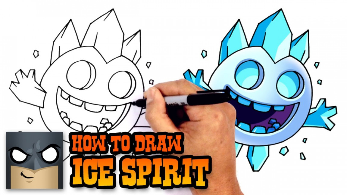 How to Draw Clash Royale  Ice Spirit