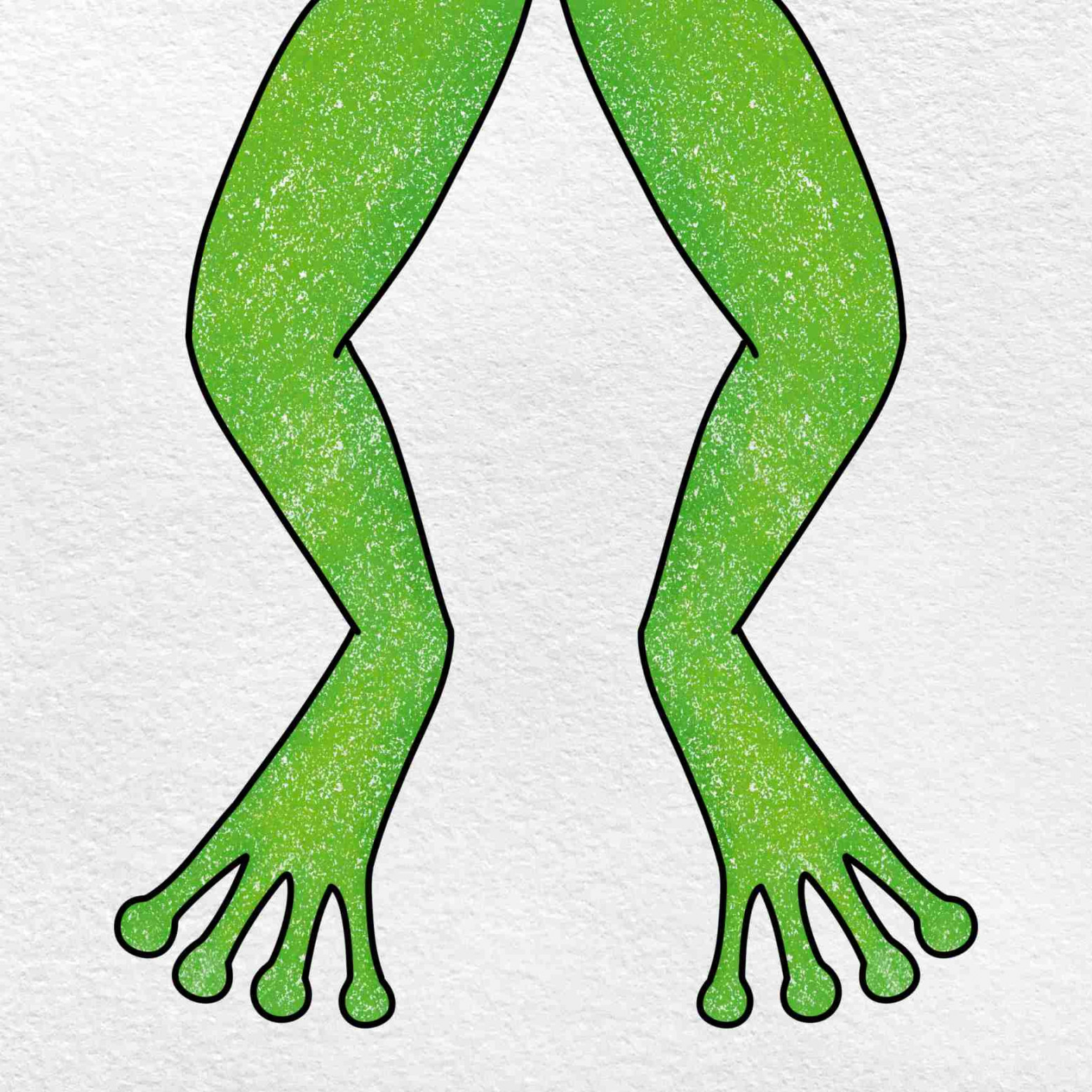 How to Draw Frog Legs - HelloArtsy