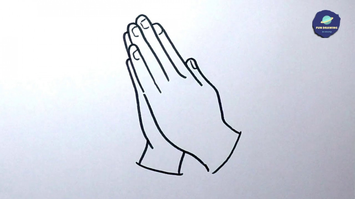 How to Draw Praying hand