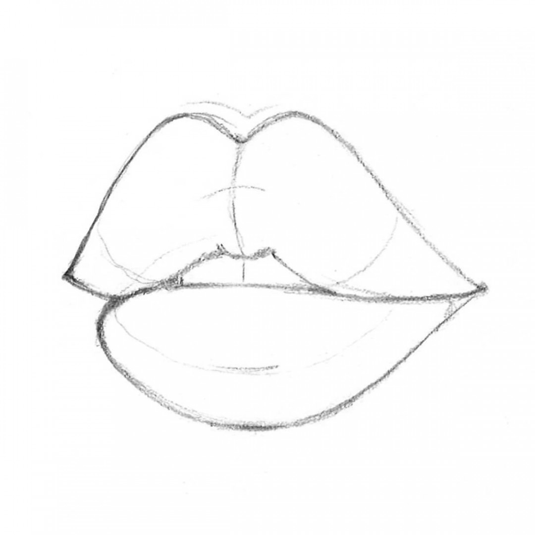 How to Draw Realistic Lips Step-by-Step in  Different Ways