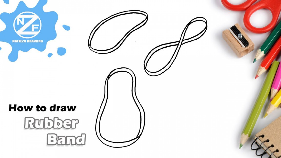 How to Draw Rubber Band