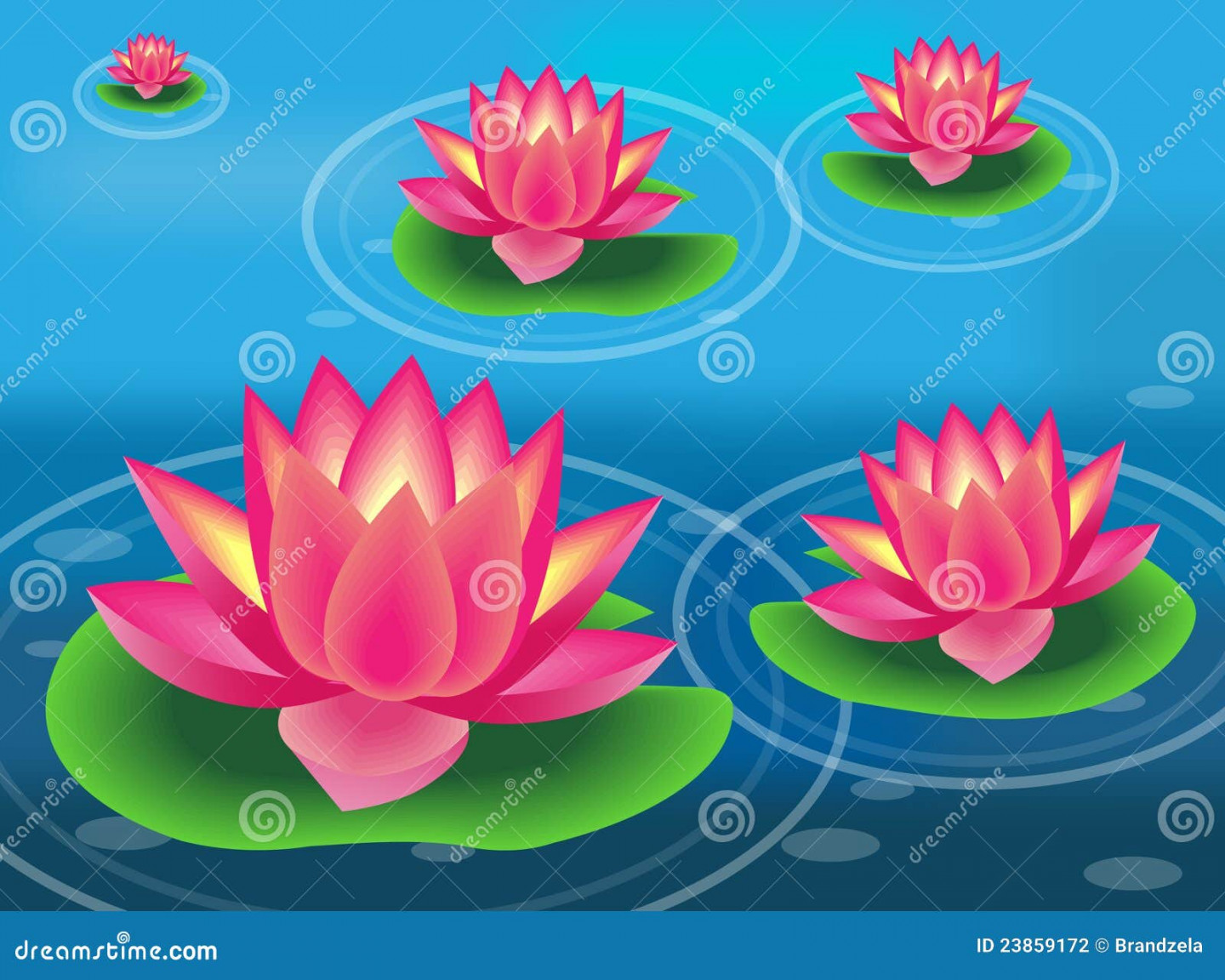 Lily Pad Stock Illustrations – , Lily Pad Stock Illustrations