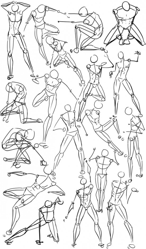 Male Power Poses -Anatomy by OryxPixie on deviantART  Figure