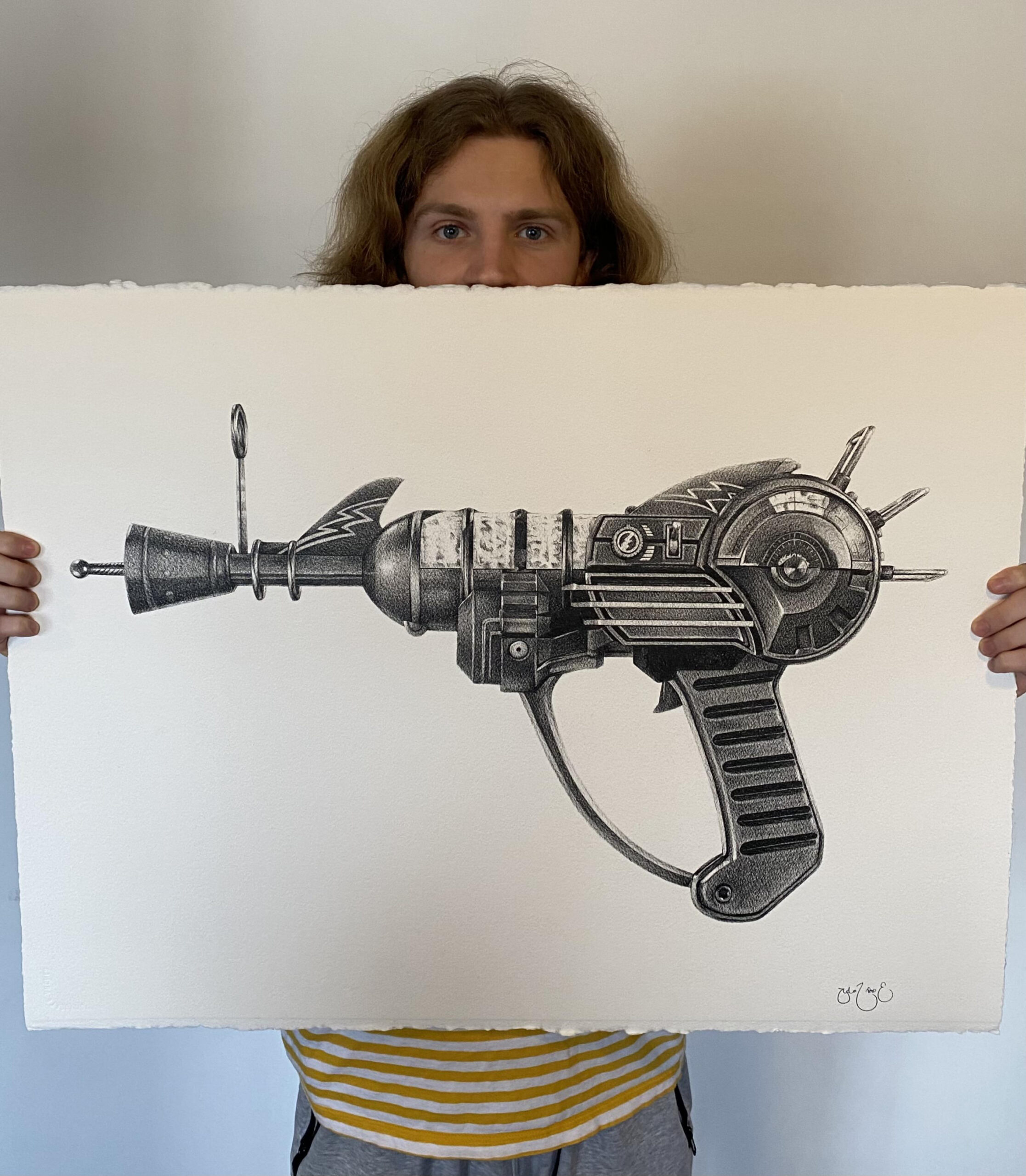 My pen and ink drawing of the Ray Gun! : r/CODZombies