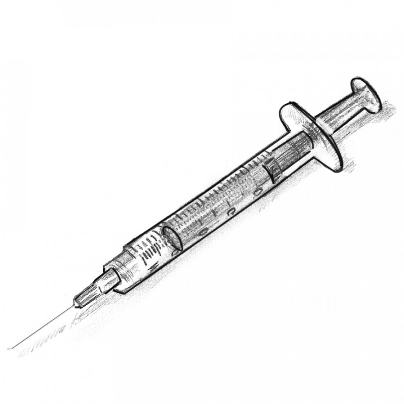 Needle and syringe for injecting insulin - Media Asset - NIDDK