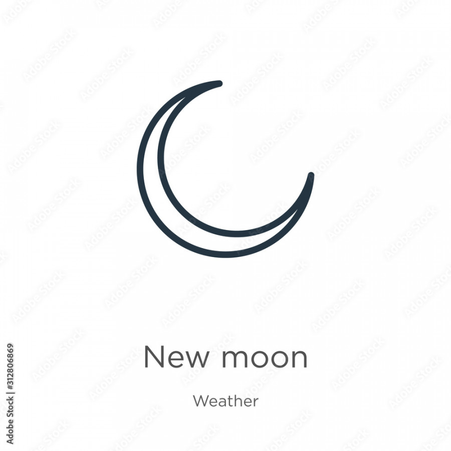 New moon icon