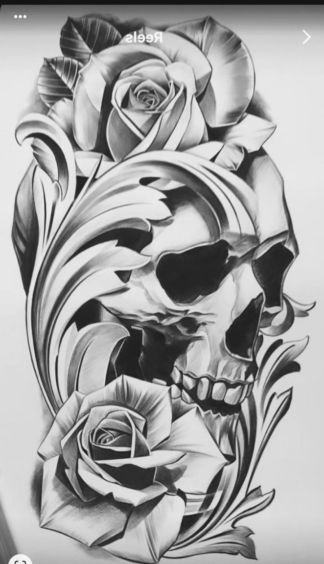 Pin by bb on Tattoo ideen in   Skull sleeve tattoos, Skull