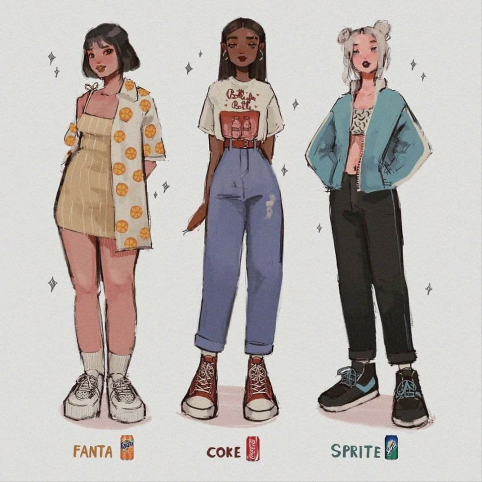 Pin by May on Girls(Artist-Pizzabacon)  Clothing design sketches