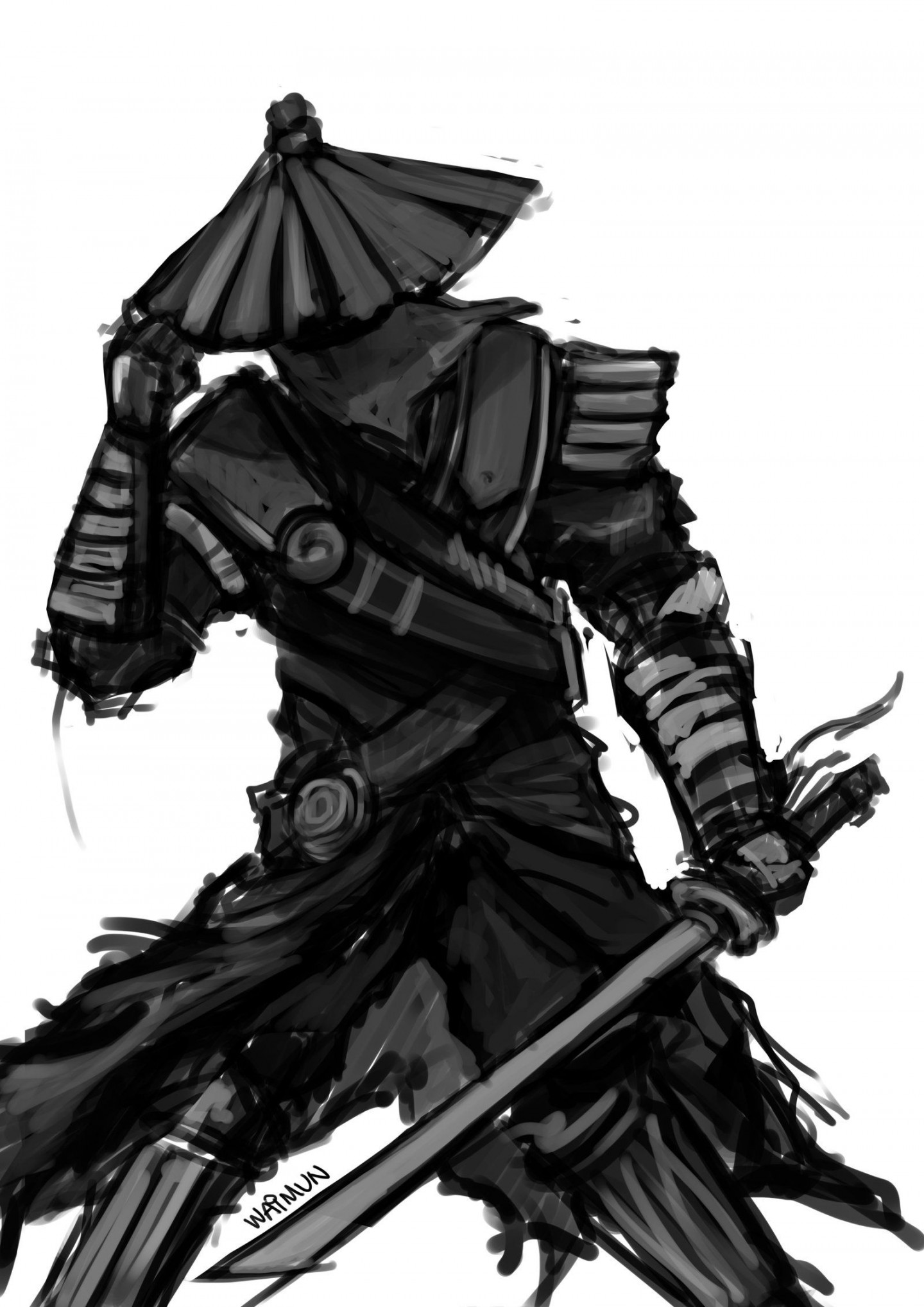 Quick Sketch: Samurai  Samurai rpg, Samurai, Guerreiro