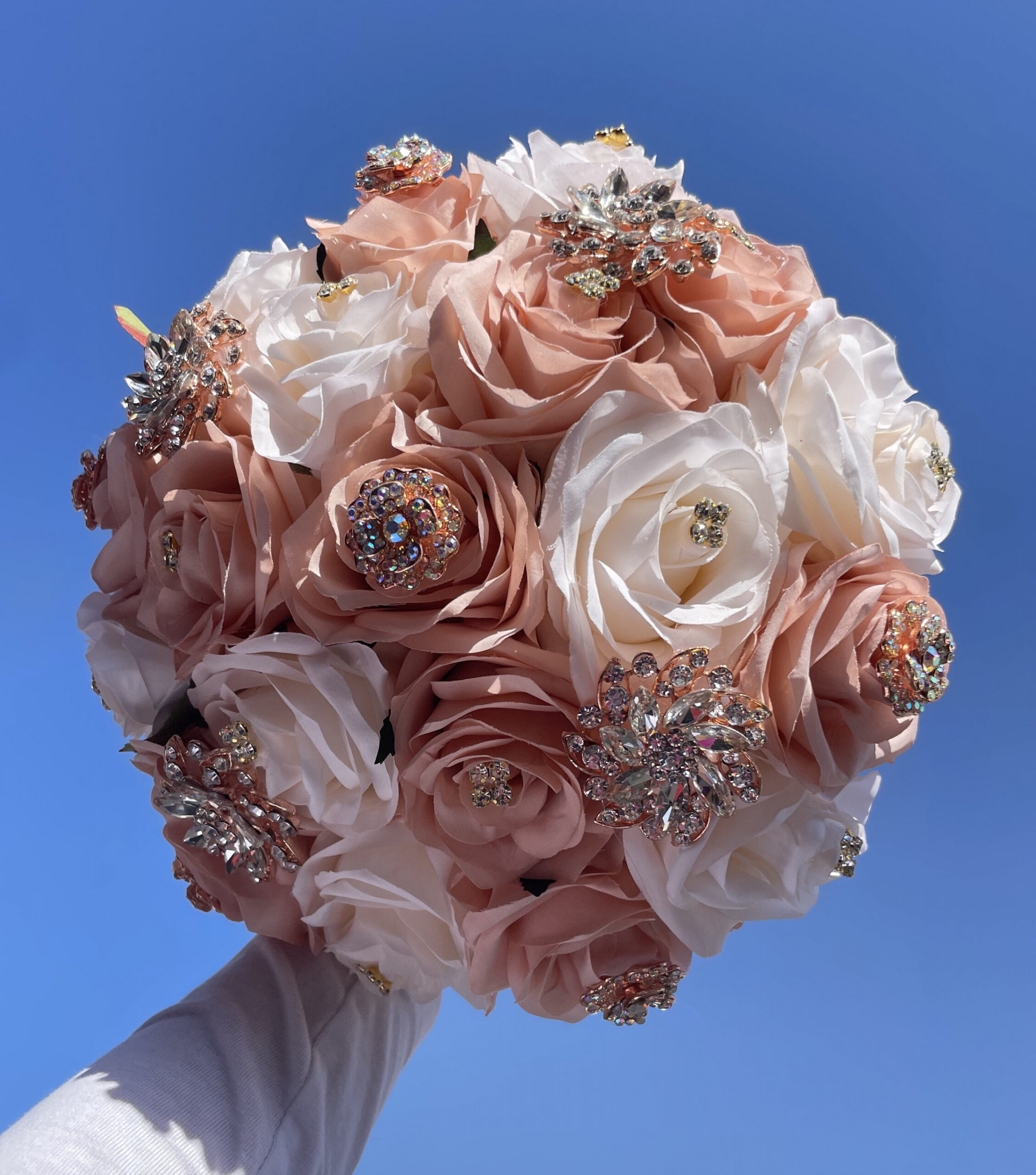 Rose Gold Quinceanera Bouquet - Etsy