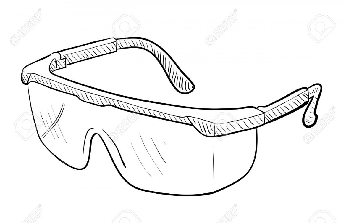 Safety Goggles Drawing Royalty Free SVG, Cliparts, Vectors, and