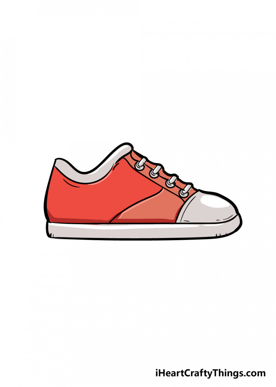 Shoe Drawing - How To Draw A Shoe Step By Step