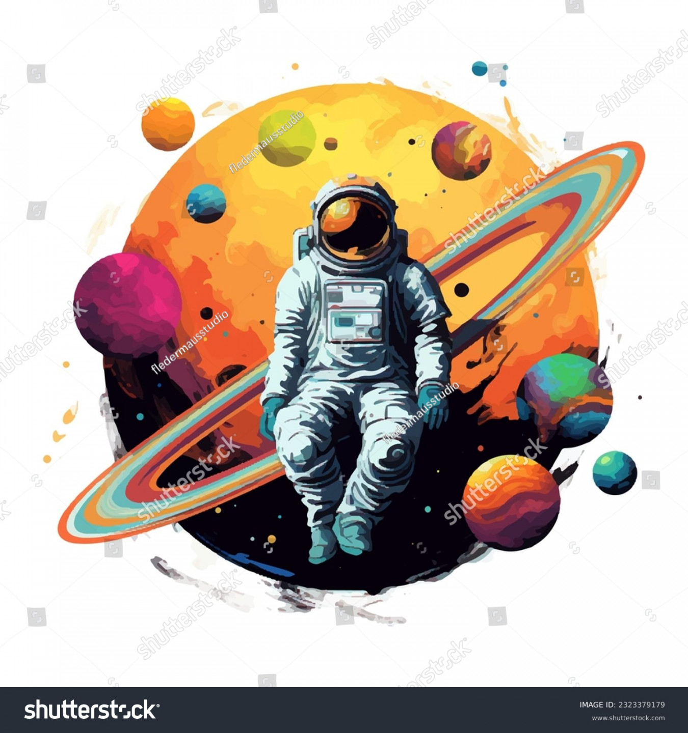 , Spaceman Drawing Images, Stock Photos, D objects