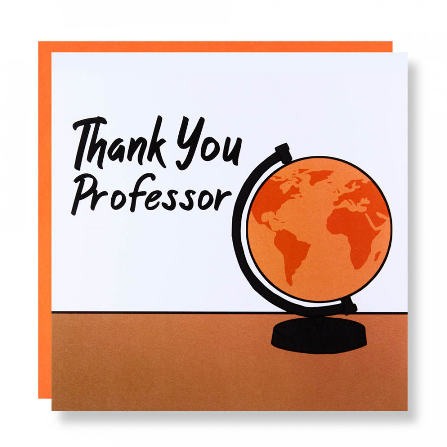 Thank You Professor Greeting Card