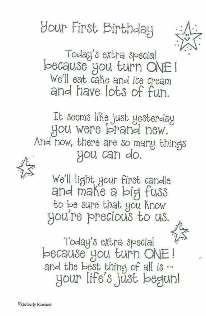 Your First Birthday!  First birthday quotes, st birthday quotes