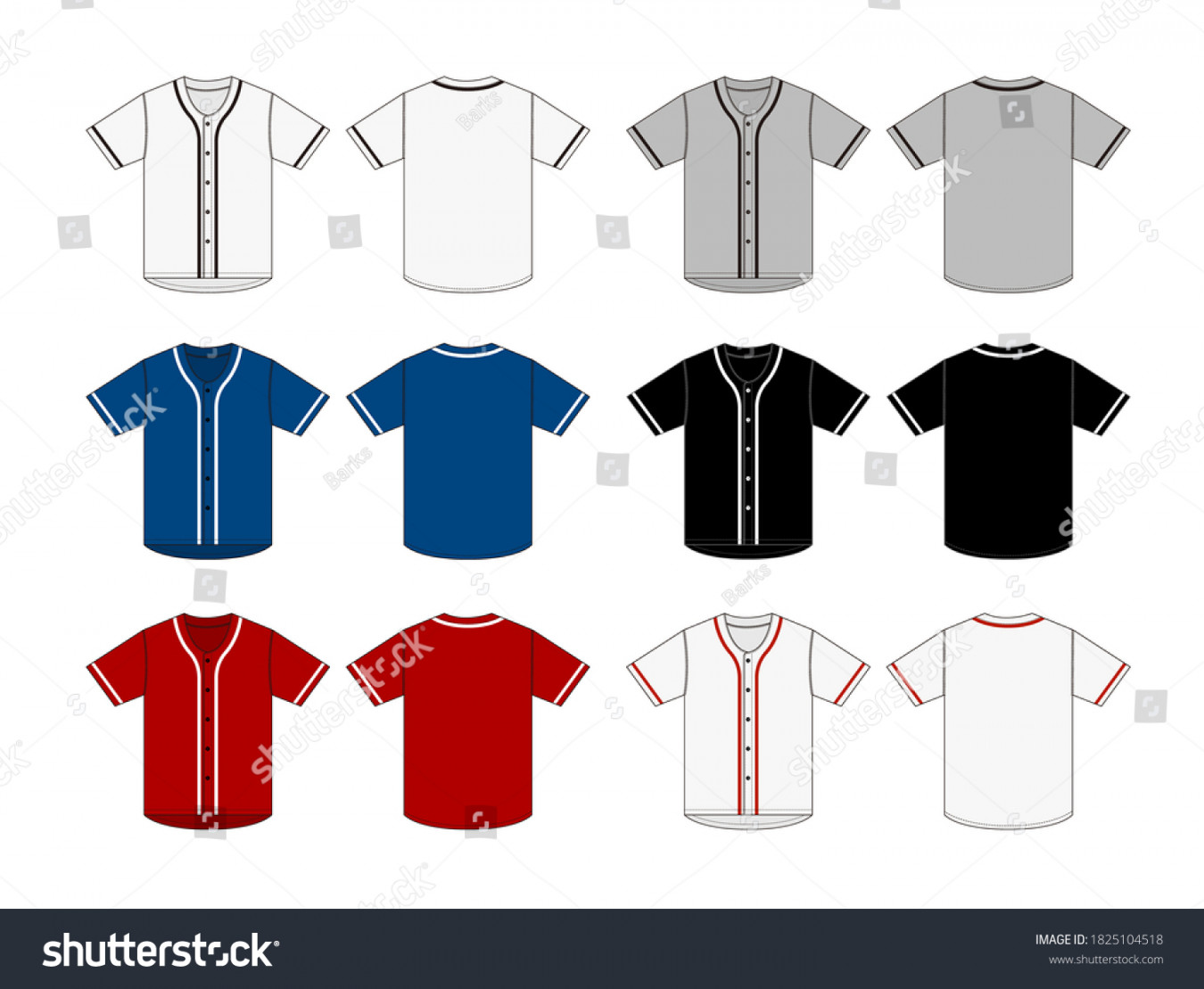 ,99 Baseball Jersey Outline Royalty-Free Images, Stock Photos