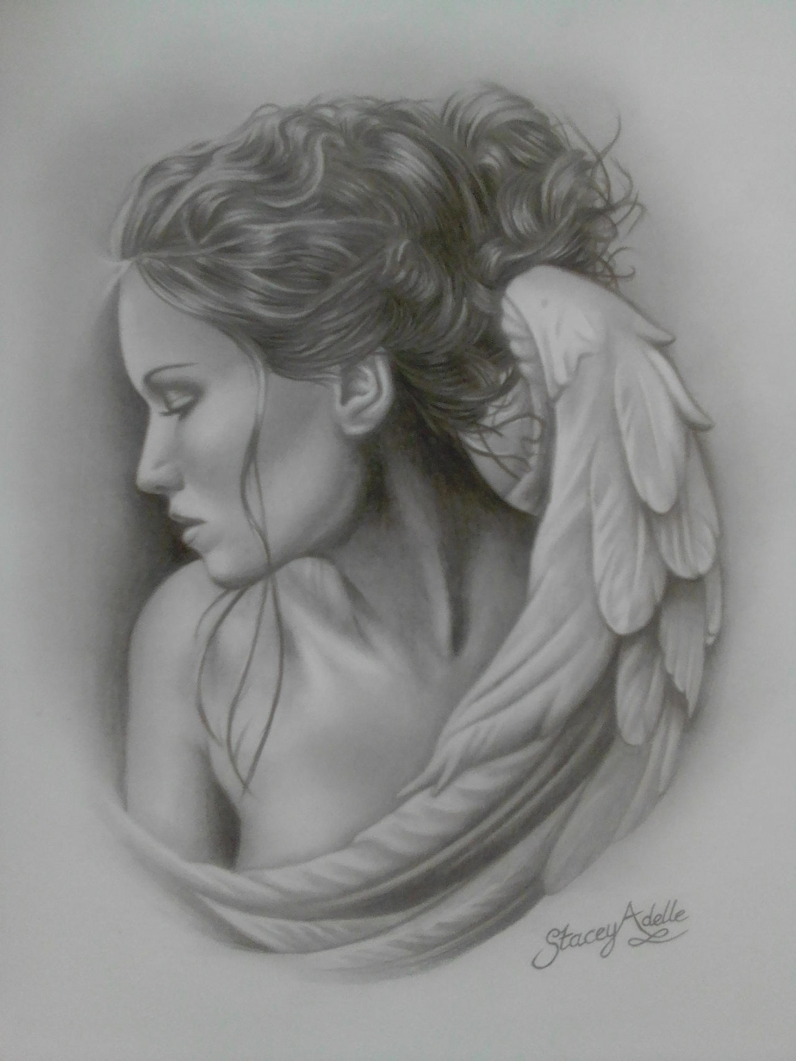 Angel Drawing by Eustacia on DeviantArt