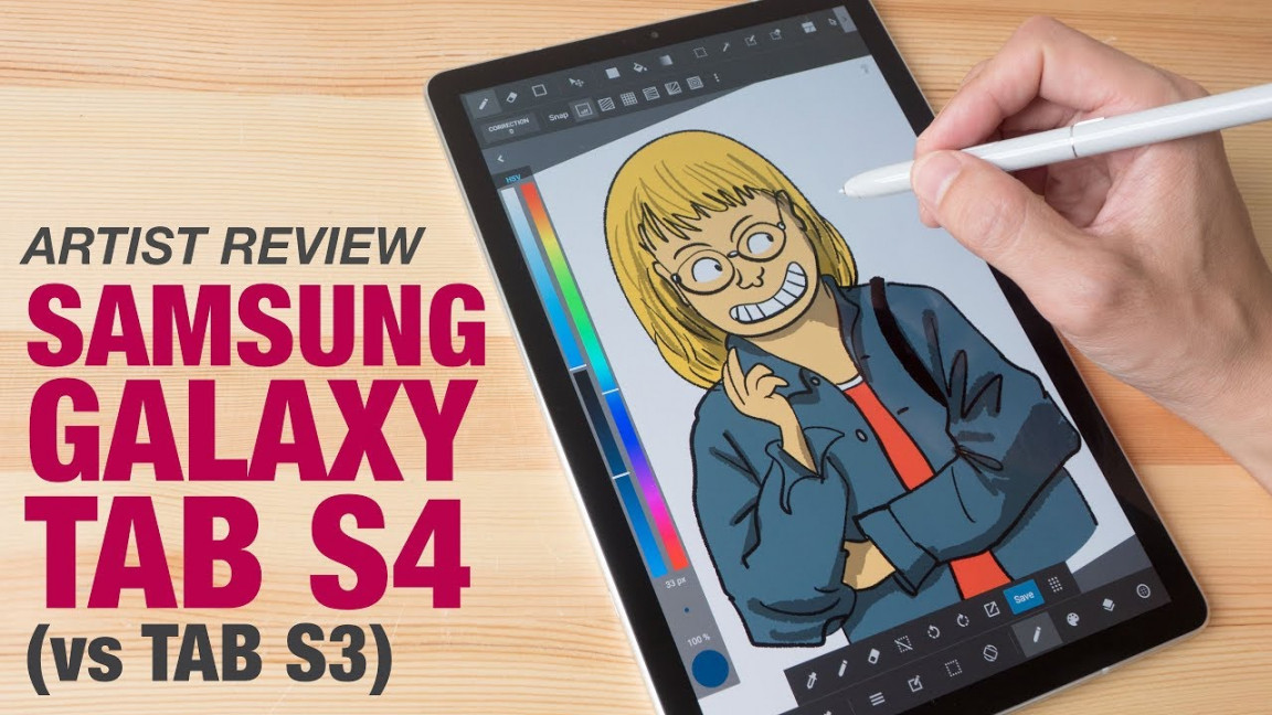 Artist Review: Samsung Galaxy Tab S for Drawing - YouTube