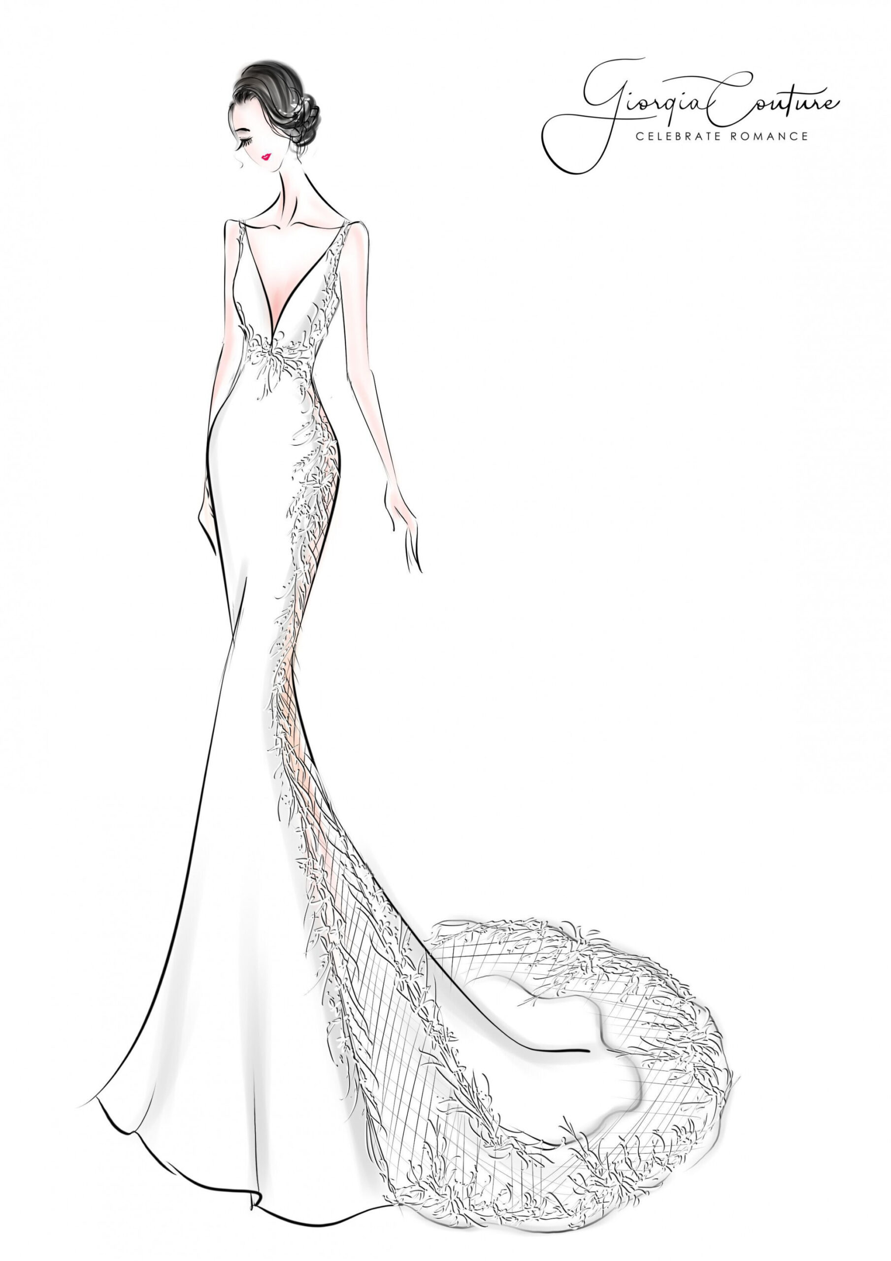 Bespoke - Giorgia Couture  Fashion illustration dresses, Fashion