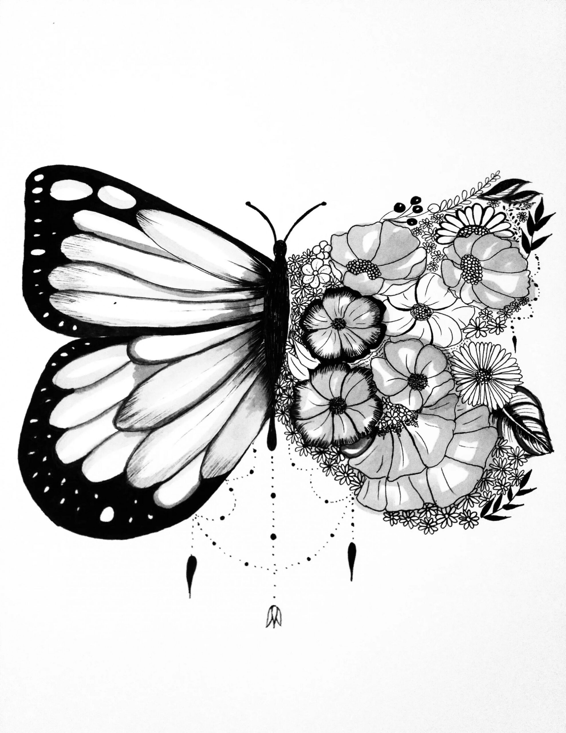 Black Pen Illustrations - Art Ideas  Drawings and Doodles