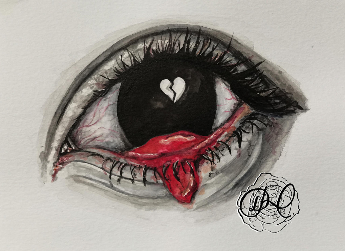 Bleeding Eye by Deegital on DeviantArt