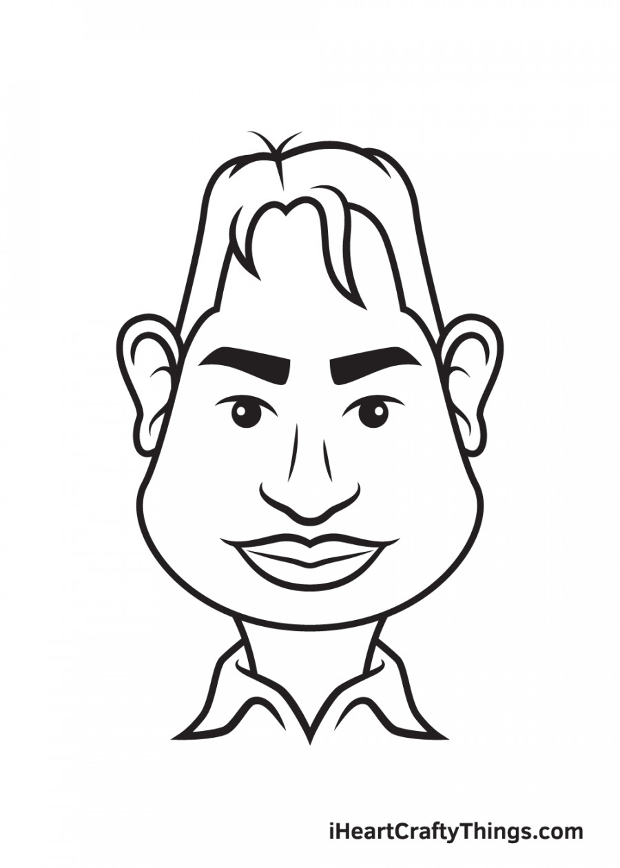 Caricature Drawing - How To Draw A Caricature Step By Step