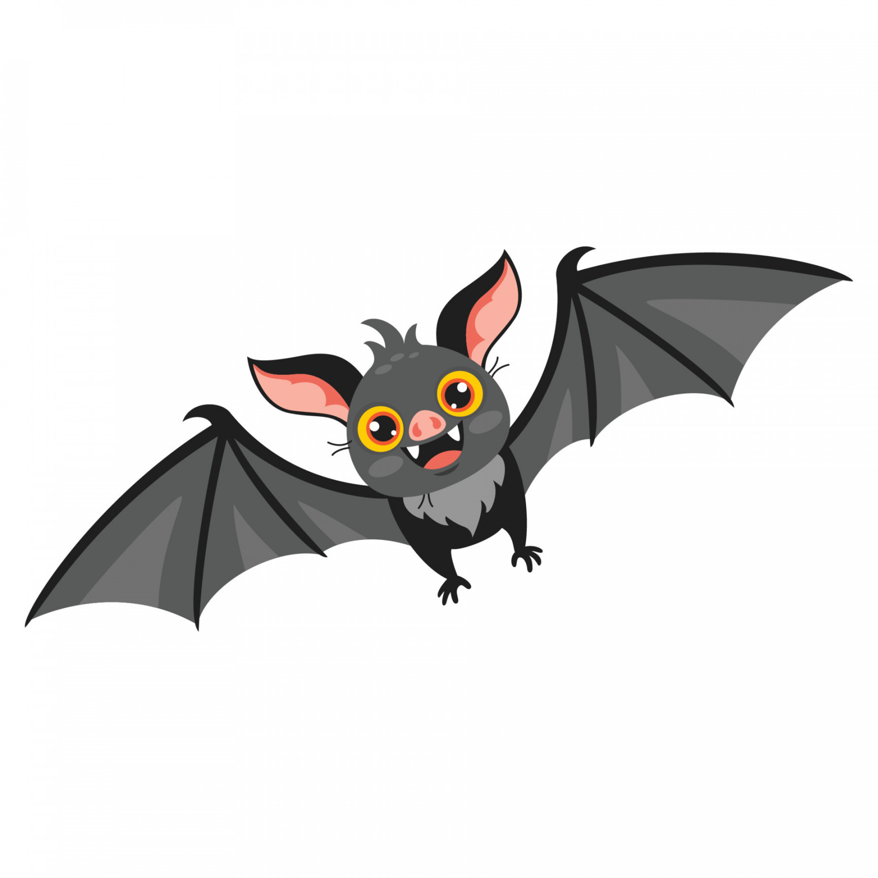 Cartoon Drawing Of A Bat  Vector Art at Vecteezy