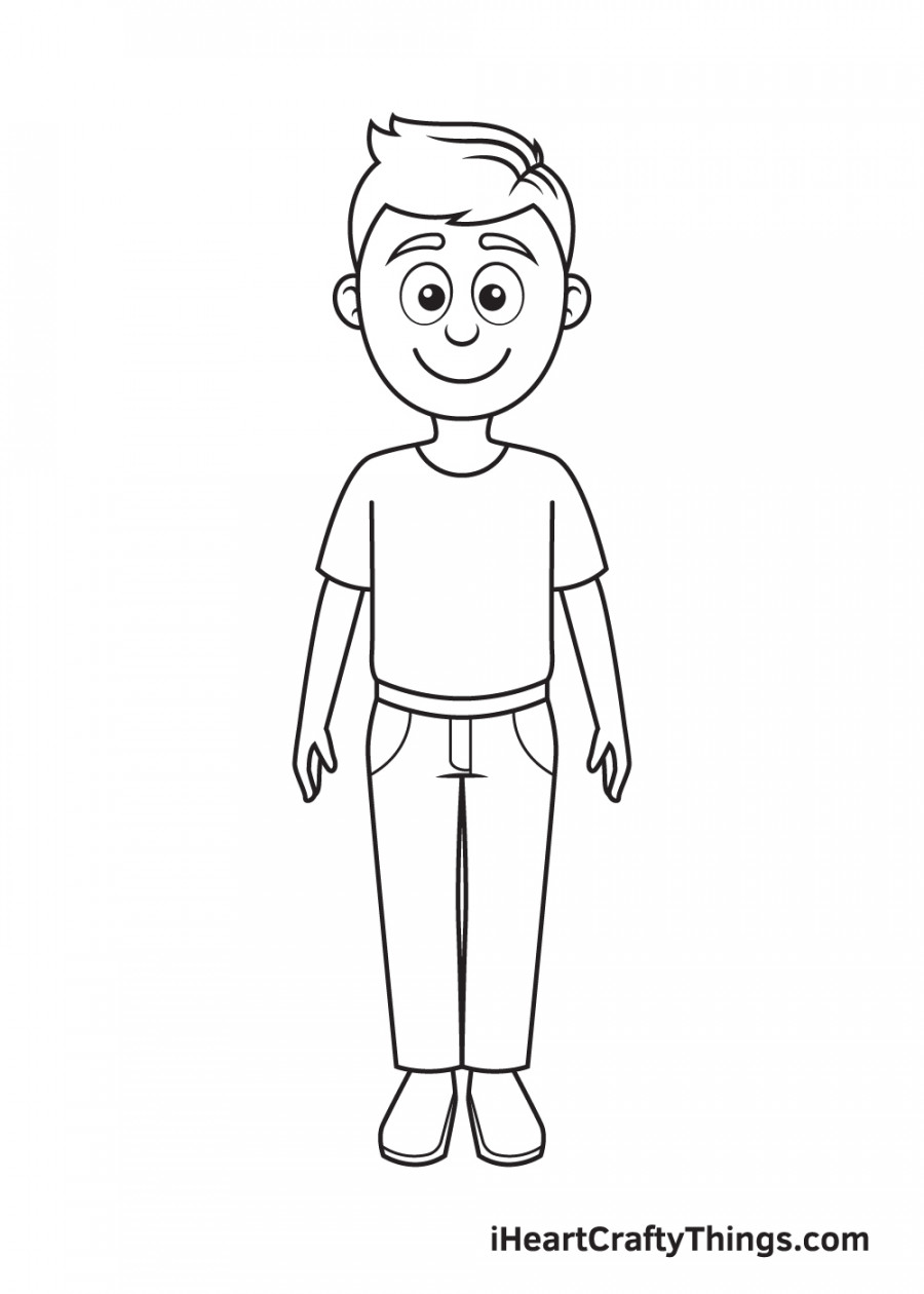 Cartoon People Drawing - How To Draw Cartoon People Step By Step