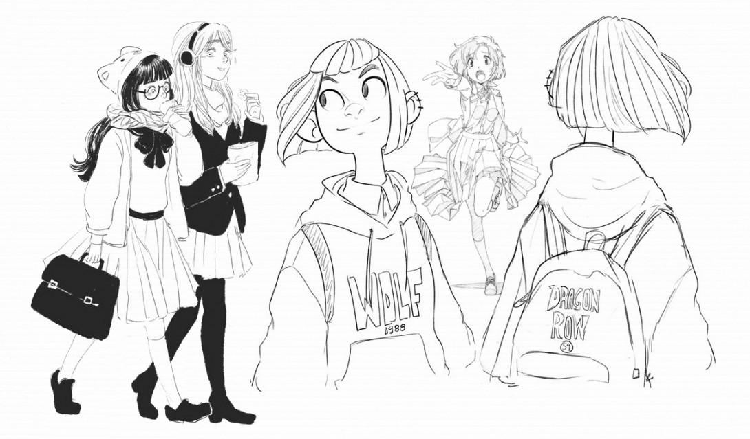 Character Design  Teen Girls