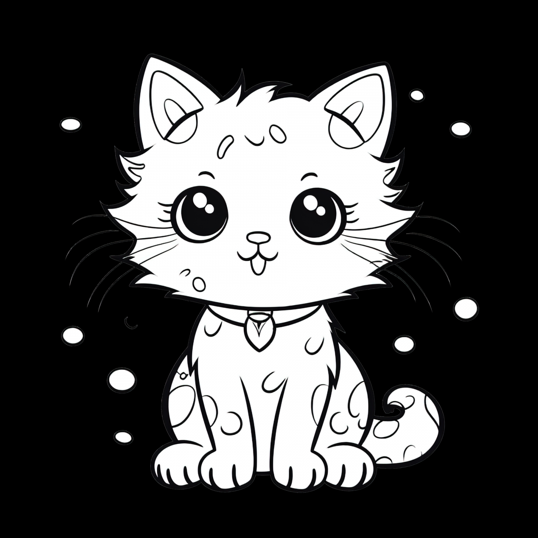 Cute cartoon cat