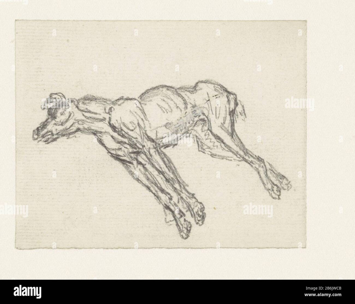 Dead dog Dead dog object type: drawing Object number: RP-T-