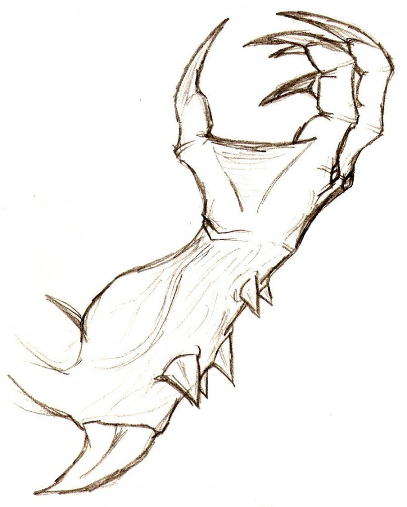 demon arm by thanatos on DeviantArt  Demon drawings, Concept