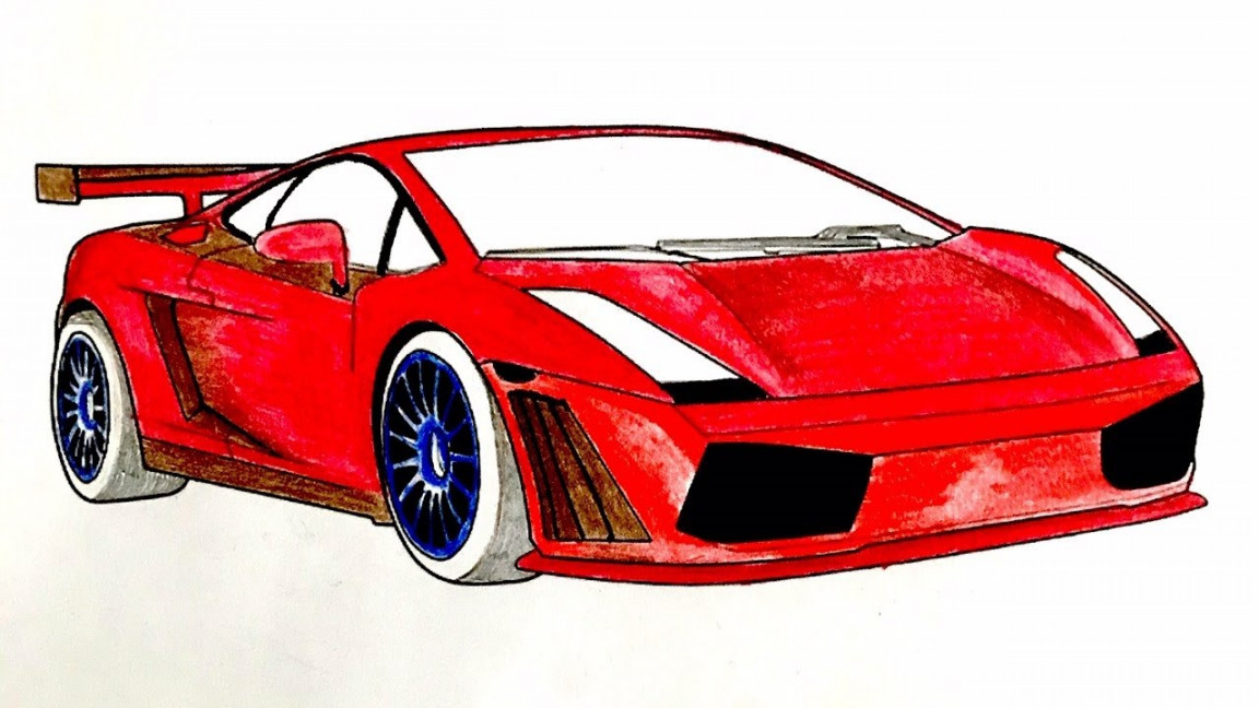 drawing a car quickly learn to draw sports car how to draw car fast